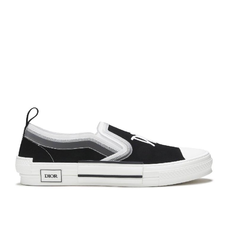 Best Replica Converse Dupes SHAWN STUSSY X DIOR B23 SLIP-ON  BLACK - Colareps