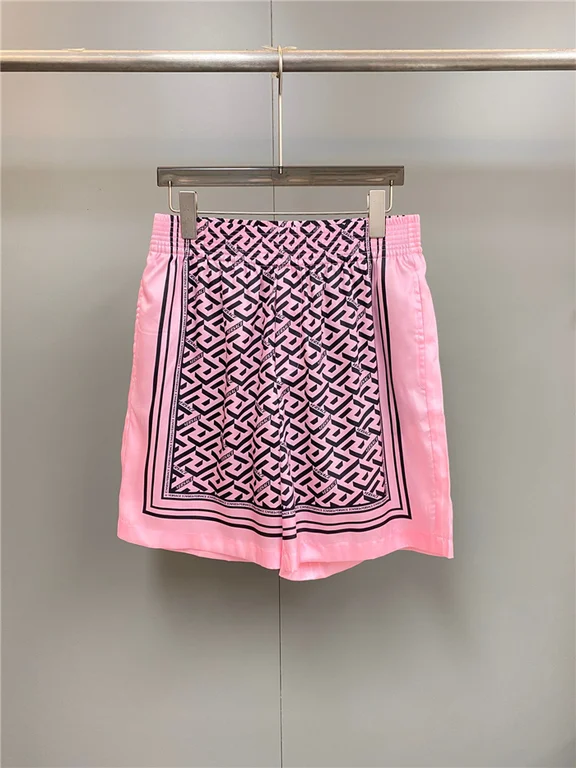 Best Replica 2022ss Versace Silk Shorts - Colareps