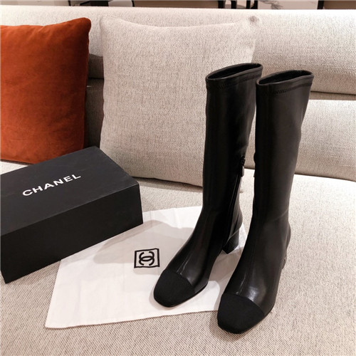 Best Replica chanel long black boots - Colareps