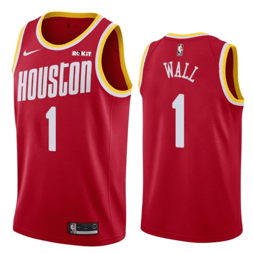 Best Replica JOHN WALL HOUSTON ROCKETS THROWBACK JERSEY - Colareps