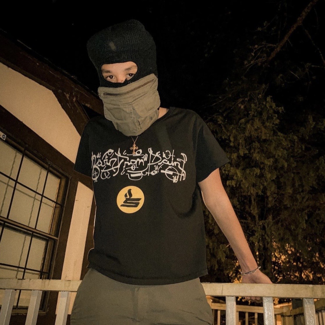 Best Replica [Buy more Save more]Sicko.1993 graffiti letters logo tee black white - - Colareps