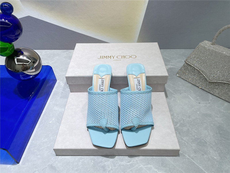 Best Replica jimmy choo square-toe knit flip-flops - Colareps