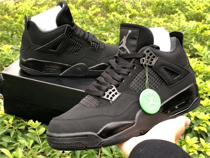 Best Replica Jordan 4  Retro Black Cat Extended size - Colareps