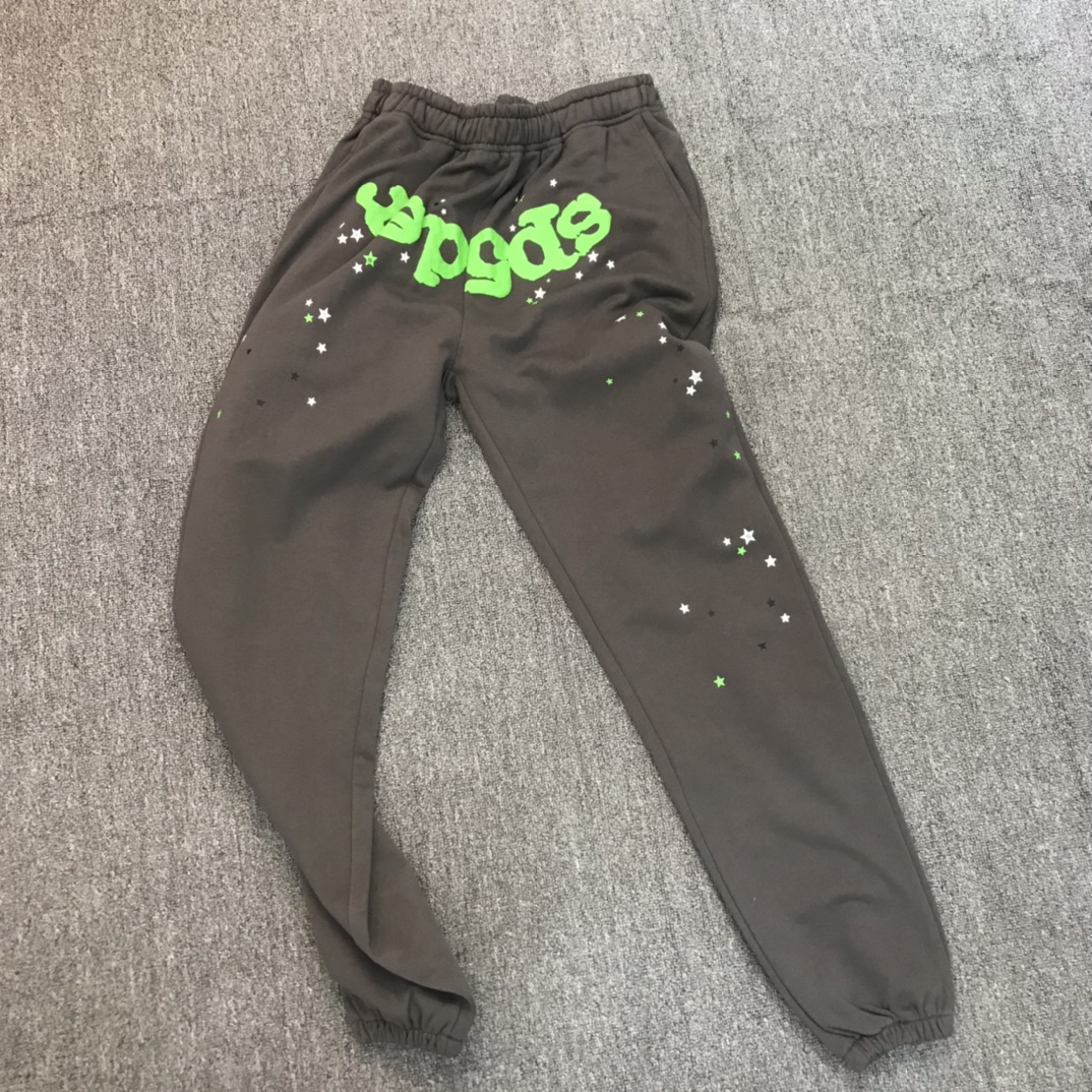 Best Replica Positive Green Letter Print Pants - Colareps