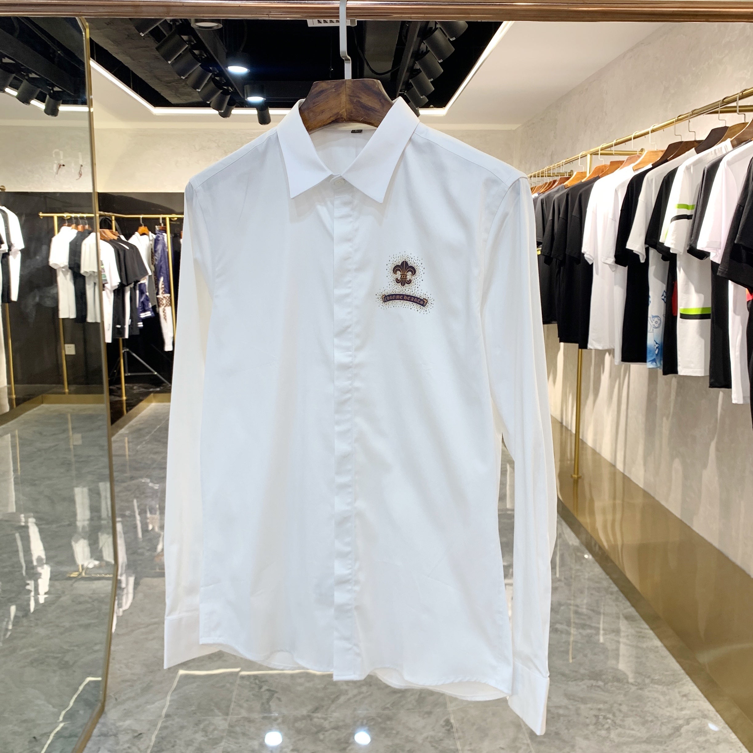 Best Replica Chrome Hearts Long Sleeve Shirt - Colareps