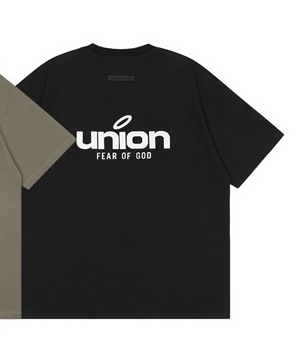 Best Replica 1:1 quality version Fear of god fog essentials Union logo tee 5 colors - Colareps