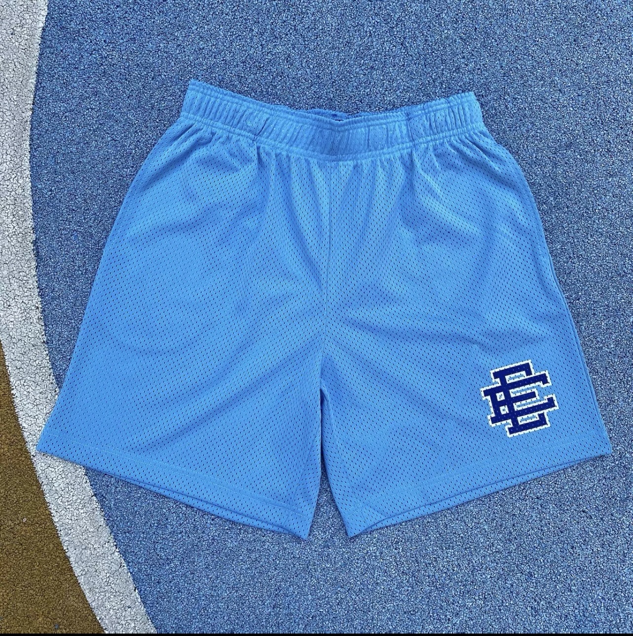 Best Replica New Version 1:1 quality Eric Emanuel multicolour logo mesh pure color shorts style 2 - Colareps