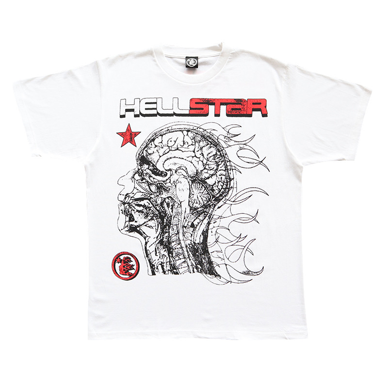 Best Replica 1:1 quality version Human evolution skull print tee - Colareps