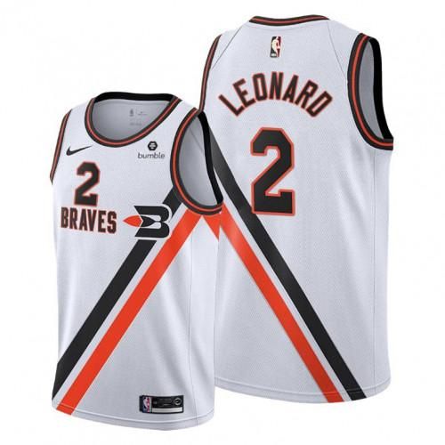 Best Replica KAWHI LEONARD LOS ANGELES CLIPPERS THROWBACK JERSEY - Colareps