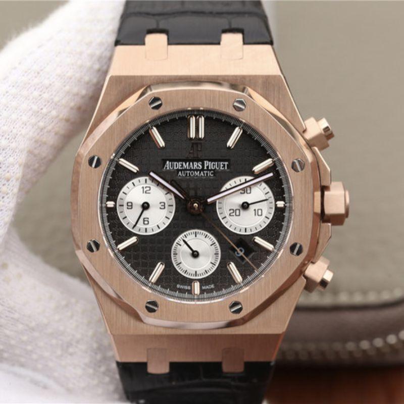 Best Replica Replica Audemars Piguet Royal Oak Chronograph 26331OR.OO.1220OR OM Factory 1:1 Best Edition Swiss ETA7750 Black Dial - Colareps
