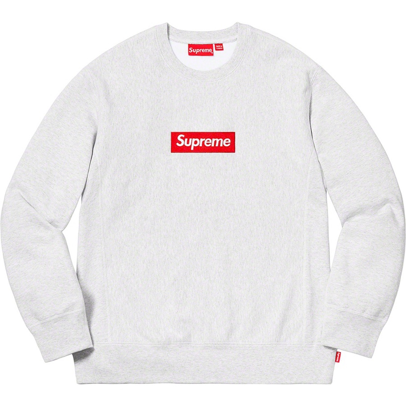 Best Replica SUPREME 18FW BOX LOGO CREWNECK SWEATSHIRT - Colareps