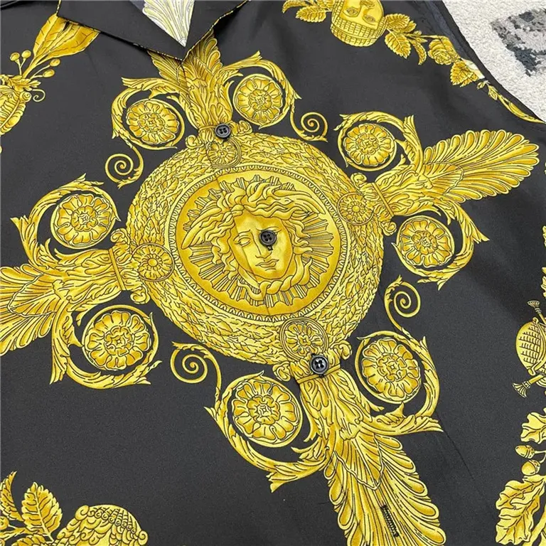 Best Replica 2023ss Versace Pure Silk Shirt - Colareps