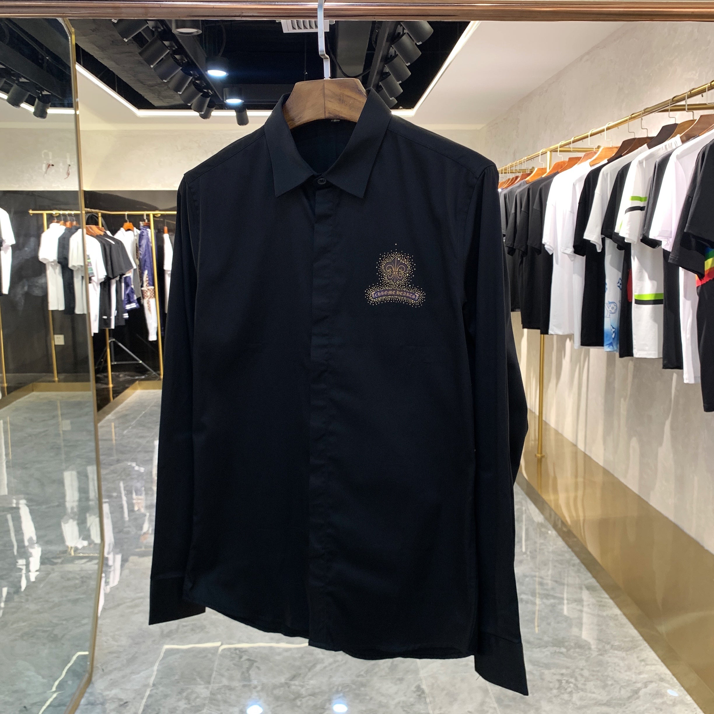 Best Replica Chrome Hearts Long Sleeve Shirt - Colareps