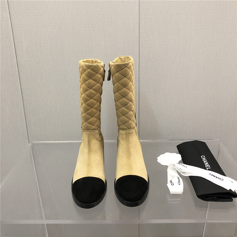 Best Replica chanel logo classic ankle boots - Colareps