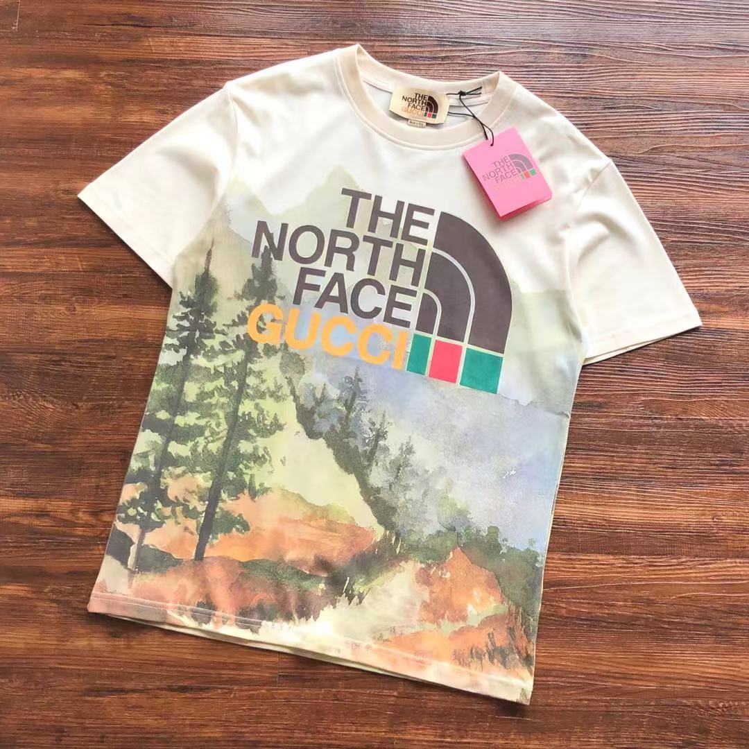 Best Replica Gucci x The North Face T-shirt - Colareps