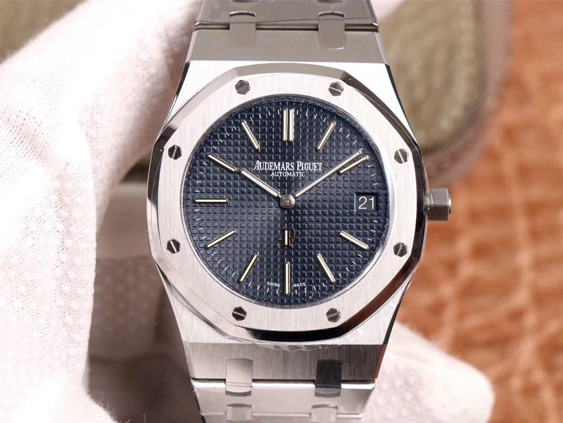 Best Replica Replica Audemars Piguet Royal Oak 15202ST.OO.1240ST.01 Slim 1:1 Best Edition XF Factory Blue Dial Swiss Cal.2121 - Colareps