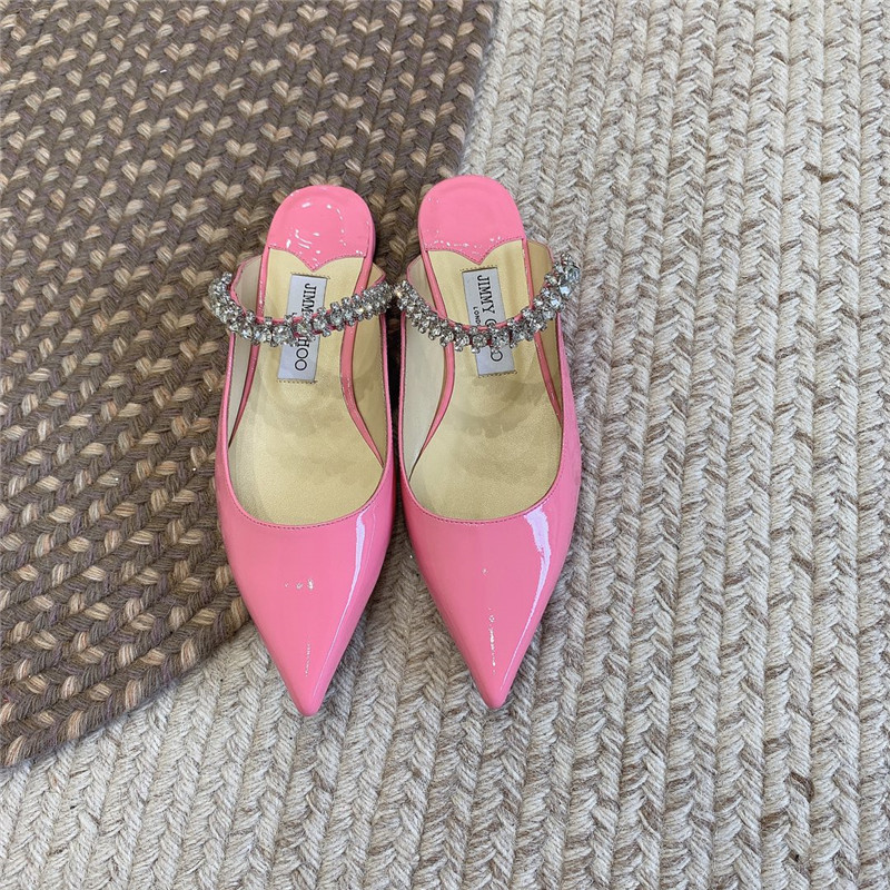 Best Replica Jimmy Choo Rhinestone Slide Sandals - Colareps