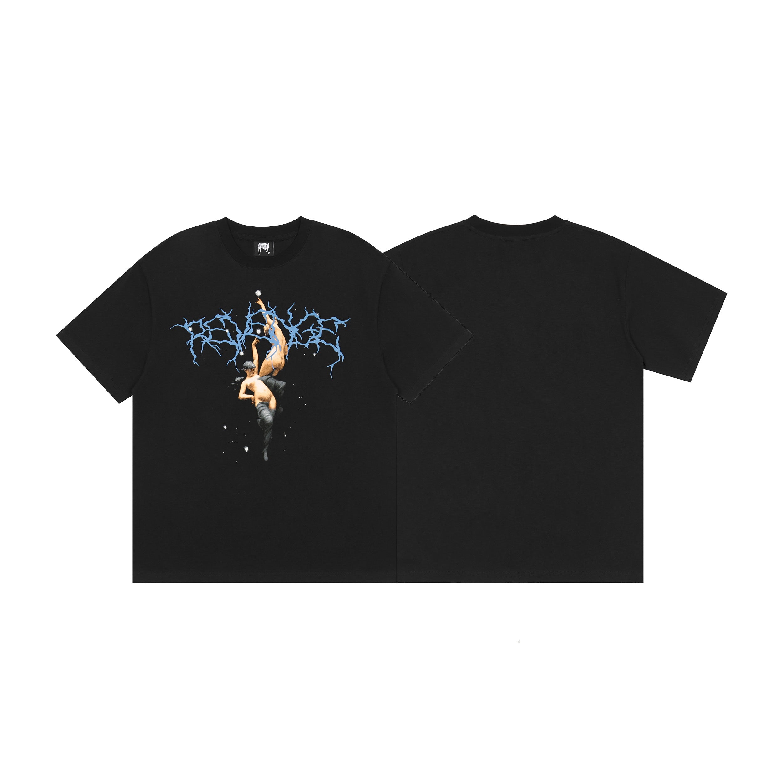 Best Replica Revenge Black Angels Lightning Tee - Colareps