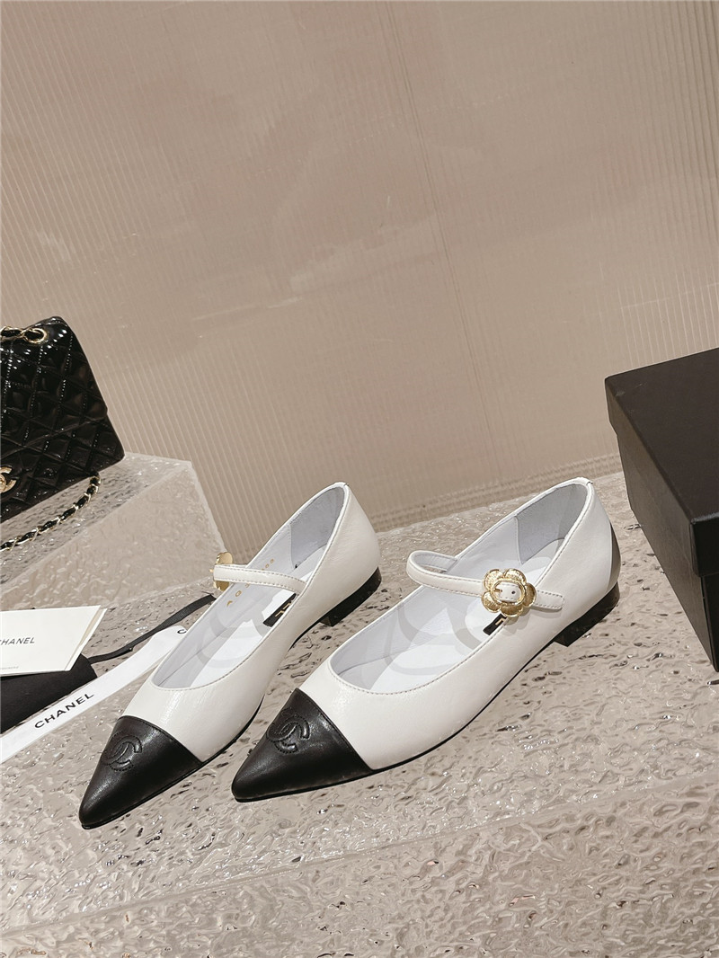 Best Replica Chanel new sunflower buckle Mary Jane shoes - Colareps