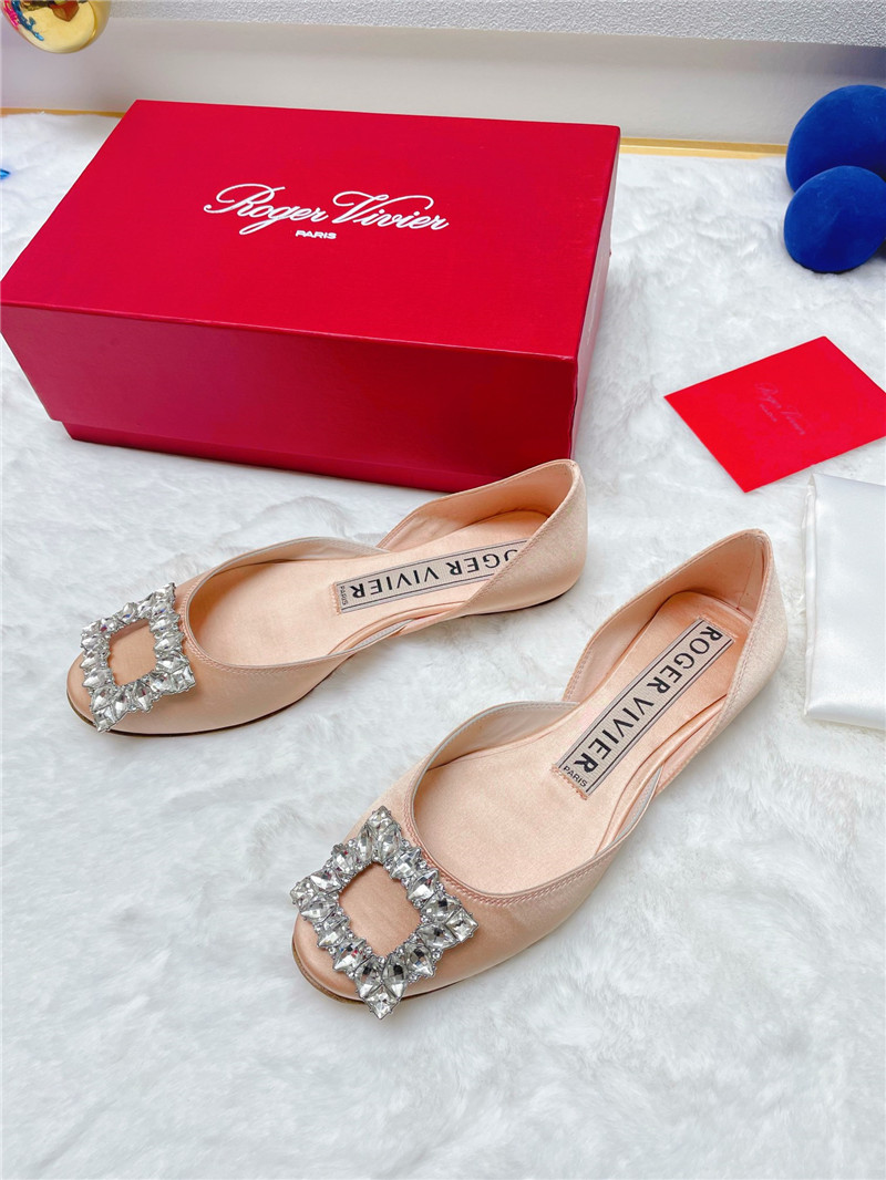 Best Replica Roger vivier new rhinestone hollow ballet shoes - Colareps