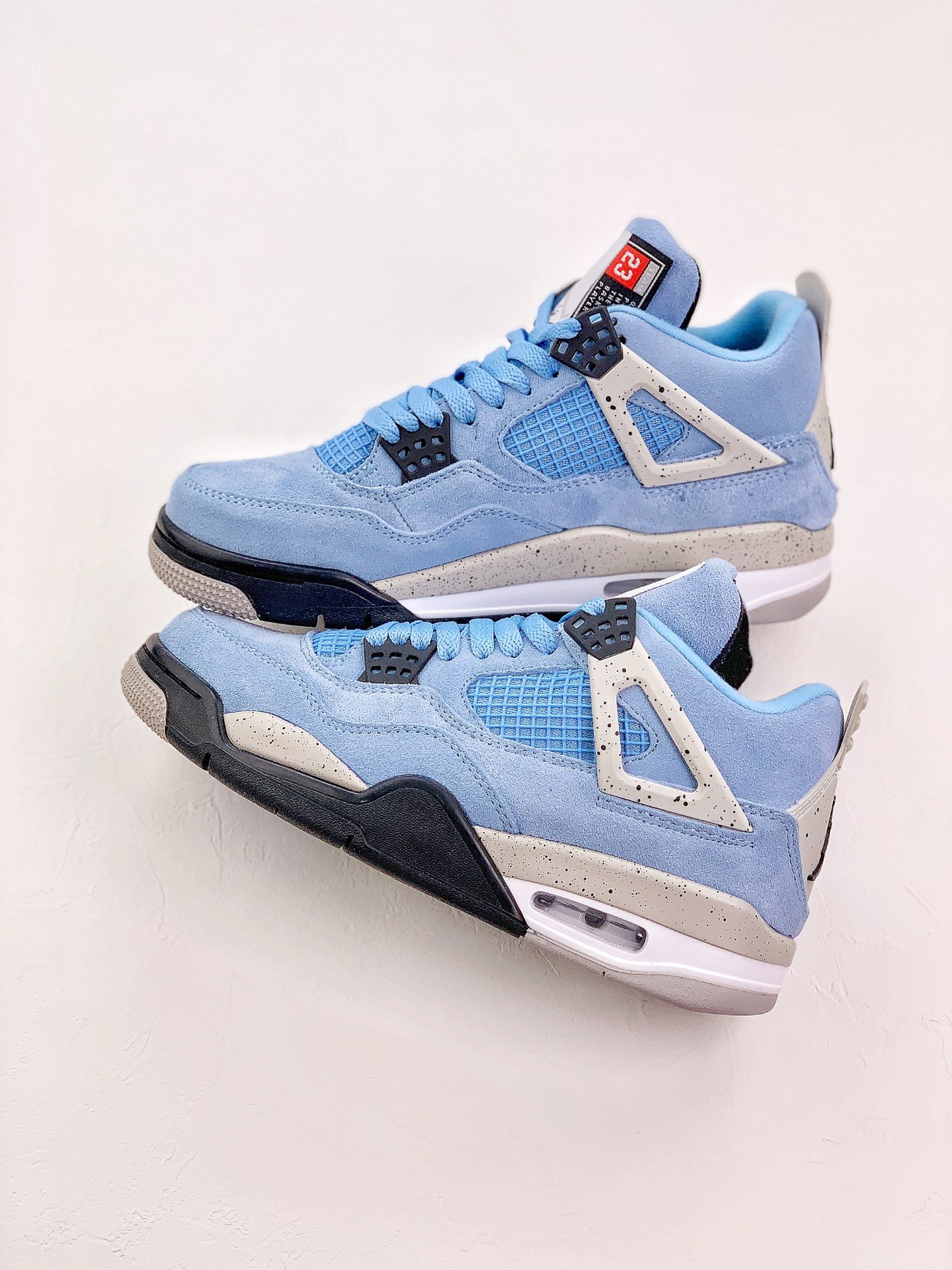 Best Replica Jordan 4 Retro University Blue Extended Size - Colareps