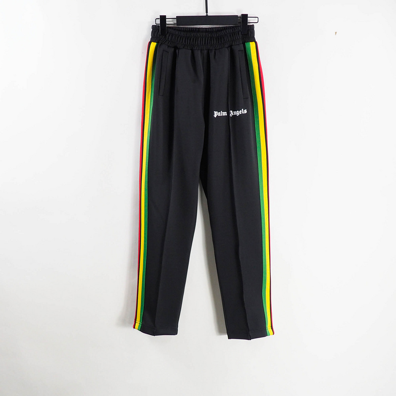 Best Replica Rainbow Stripe Jump Off Pants Beige&Black - Colareps