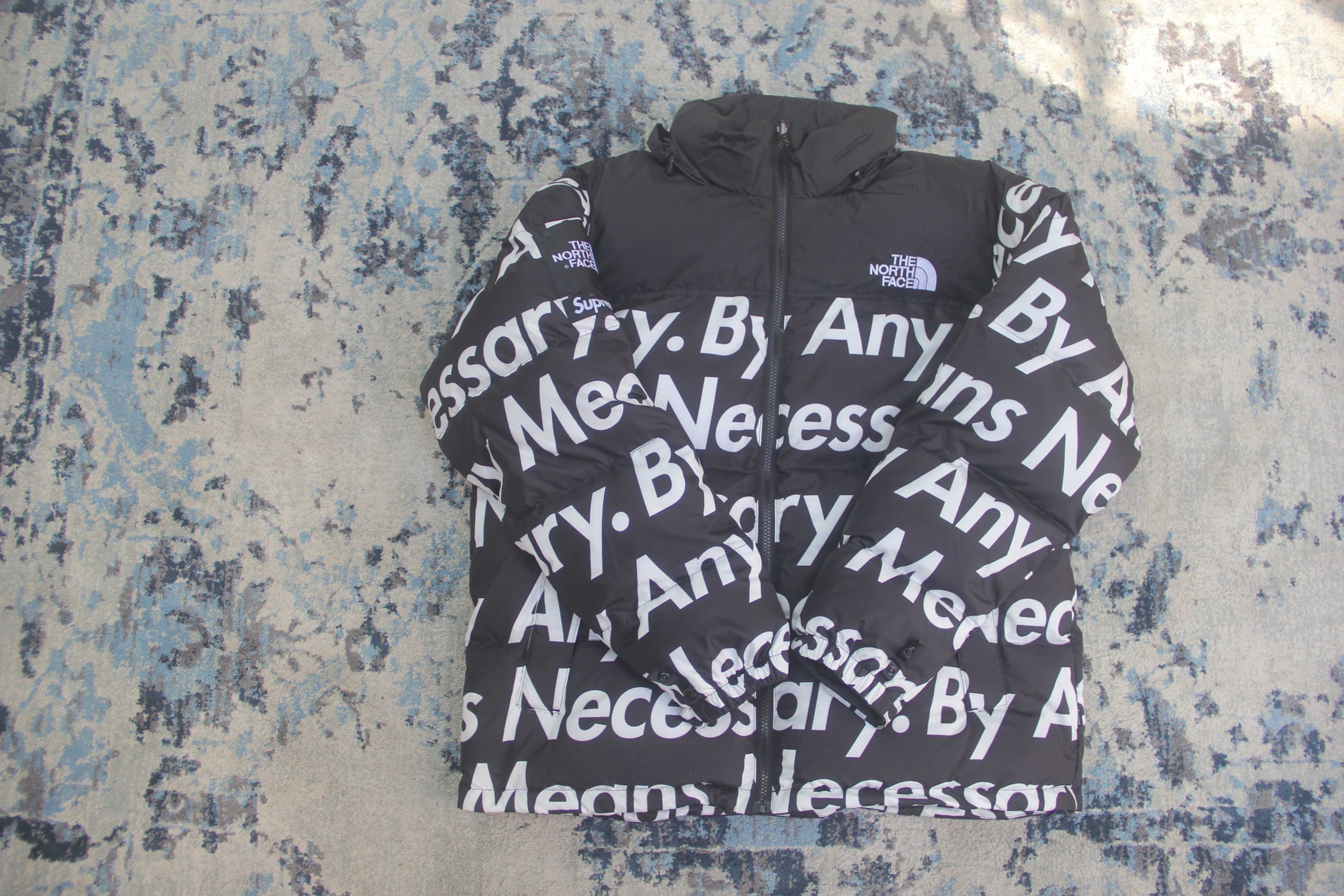 Best Replica Supreme Replica x TNF BY ANY MEANS NECESSARY NUPTSE DOWN JACKET 15FW - Colareps