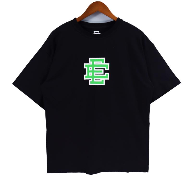 Best Replica Double E Pure Black Printed Short Sleeve tee - Colareps