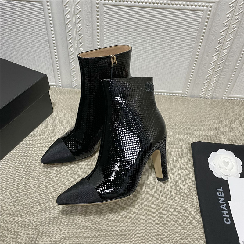 Best Replica chanel high-heeled ankle boots - Colareps
