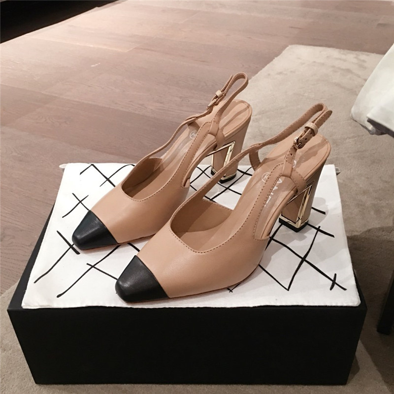 Best Replica chanel block heel sandals - Colareps