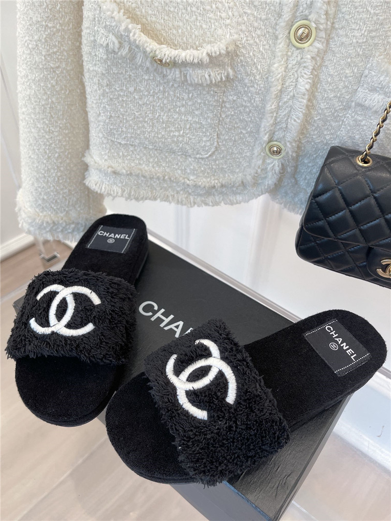 Best Replica chanel flat hemp rope slippers - Colareps