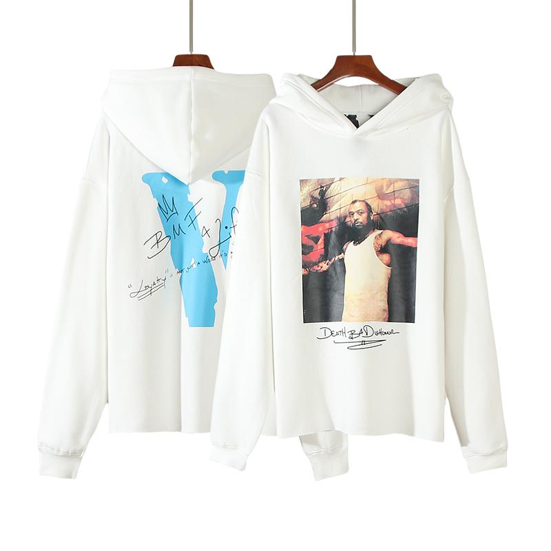 Best Replica VLONE Big Meech BMF plus thickening White Hoodie - Colareps