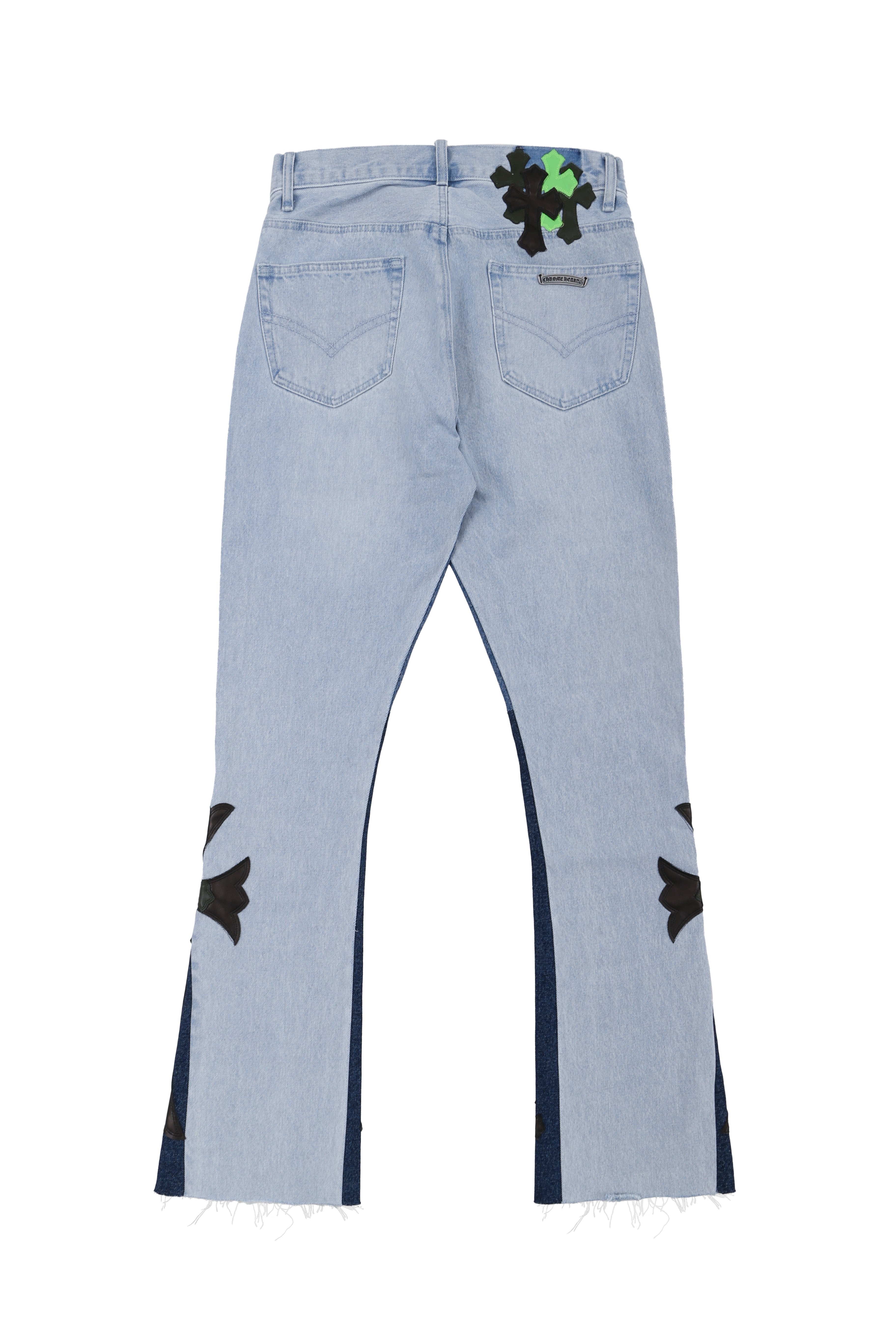 Best Replica Chrome Hearts Replica Cross Flare Denim - Colareps