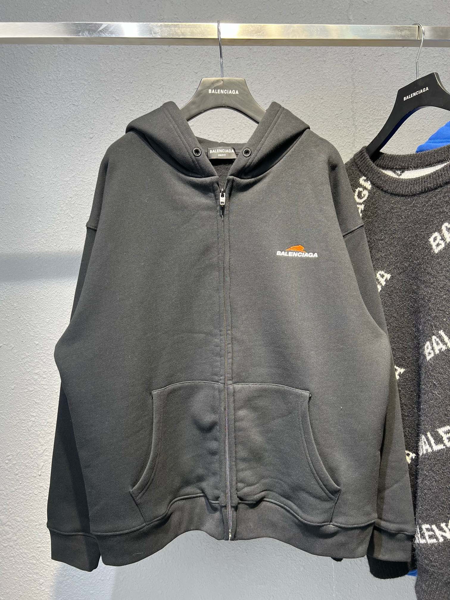 Best Replica Balenciaga Hoodie Replica Zip Up - Colareps