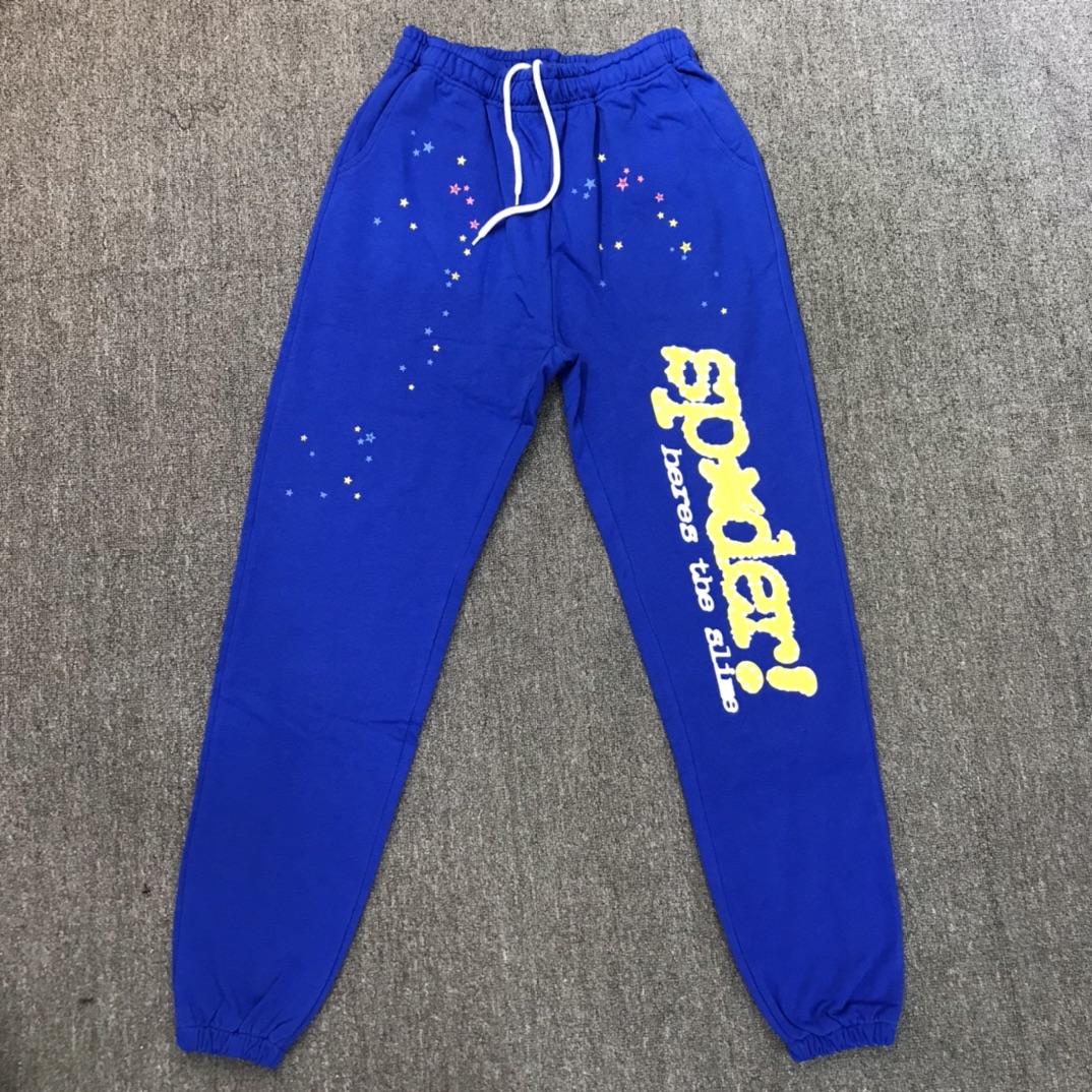 Best Replica Left leg yellow monogrammed pants - Colareps