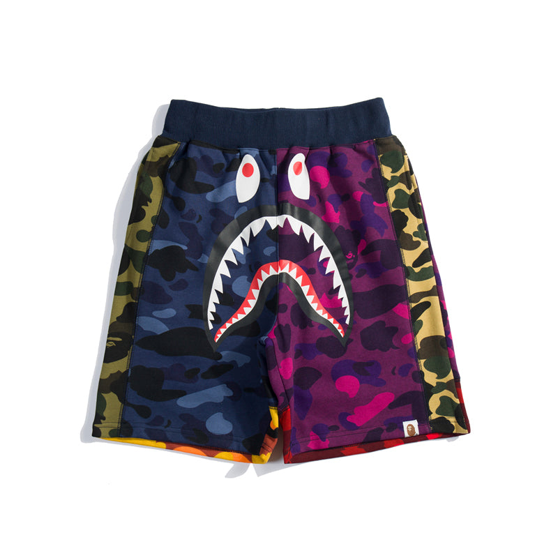 Best Replica BAPE Shorts Camo Shark Pants HDCP8687 - Colareps