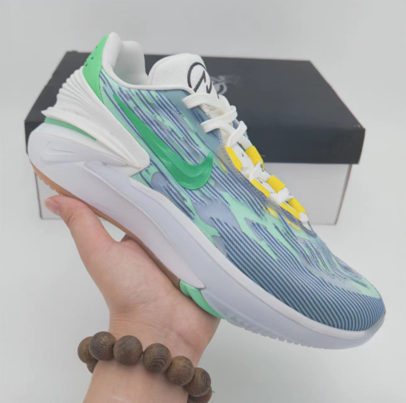 Best Replica NIKE ZOOM GT CUT 2 x BLUE GREEN GUM - Colareps