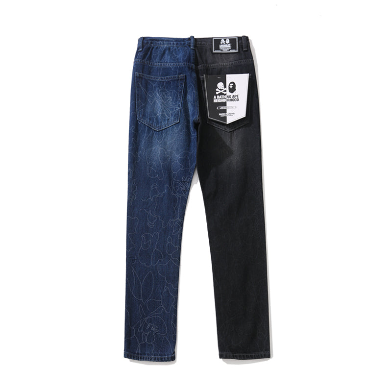 Best Replica BAPE x Neighborhood Track Pants Jeans HDCP0123 - Colareps