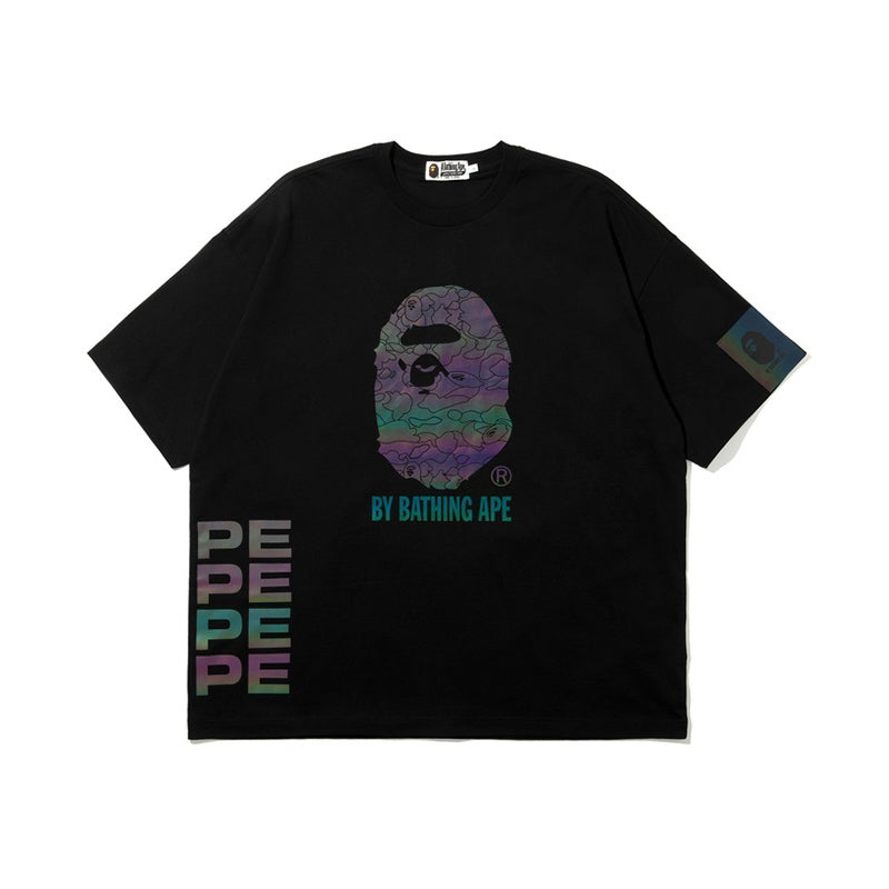 Best Replica Bape Ape Head Phantom Clore Classic Cotton T Shirt 787 - Colareps