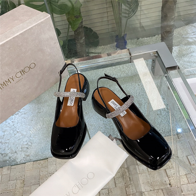 Best Replica Jimmy Choo joezie series flat square toe shoes - Colareps
