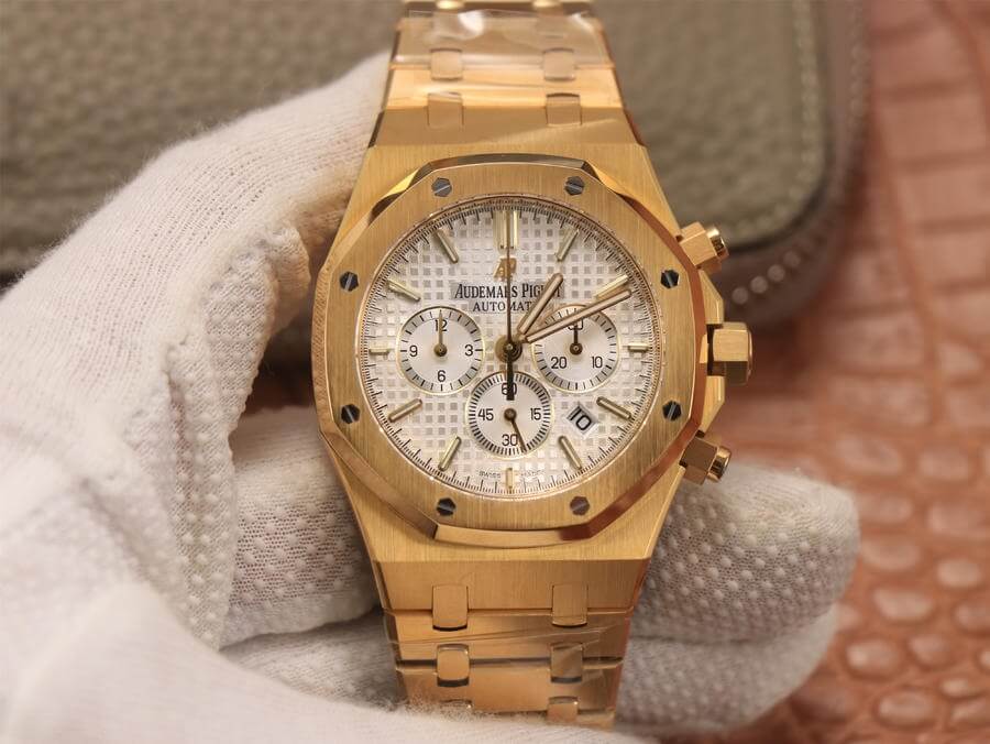 Best Replica Replica Audemars Piguet Royal Oak 26320BA.OO.1220BA.01 1:1 Best Edition OM Factory Silver White Dial - Colareps