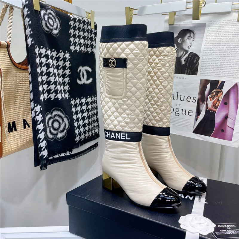 Best Replica chanel down long boots - Colareps