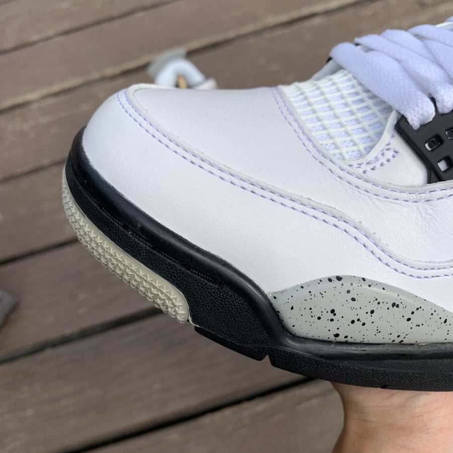 Best Replica Jordan 4 Retro White Cement Extended Size - Colareps