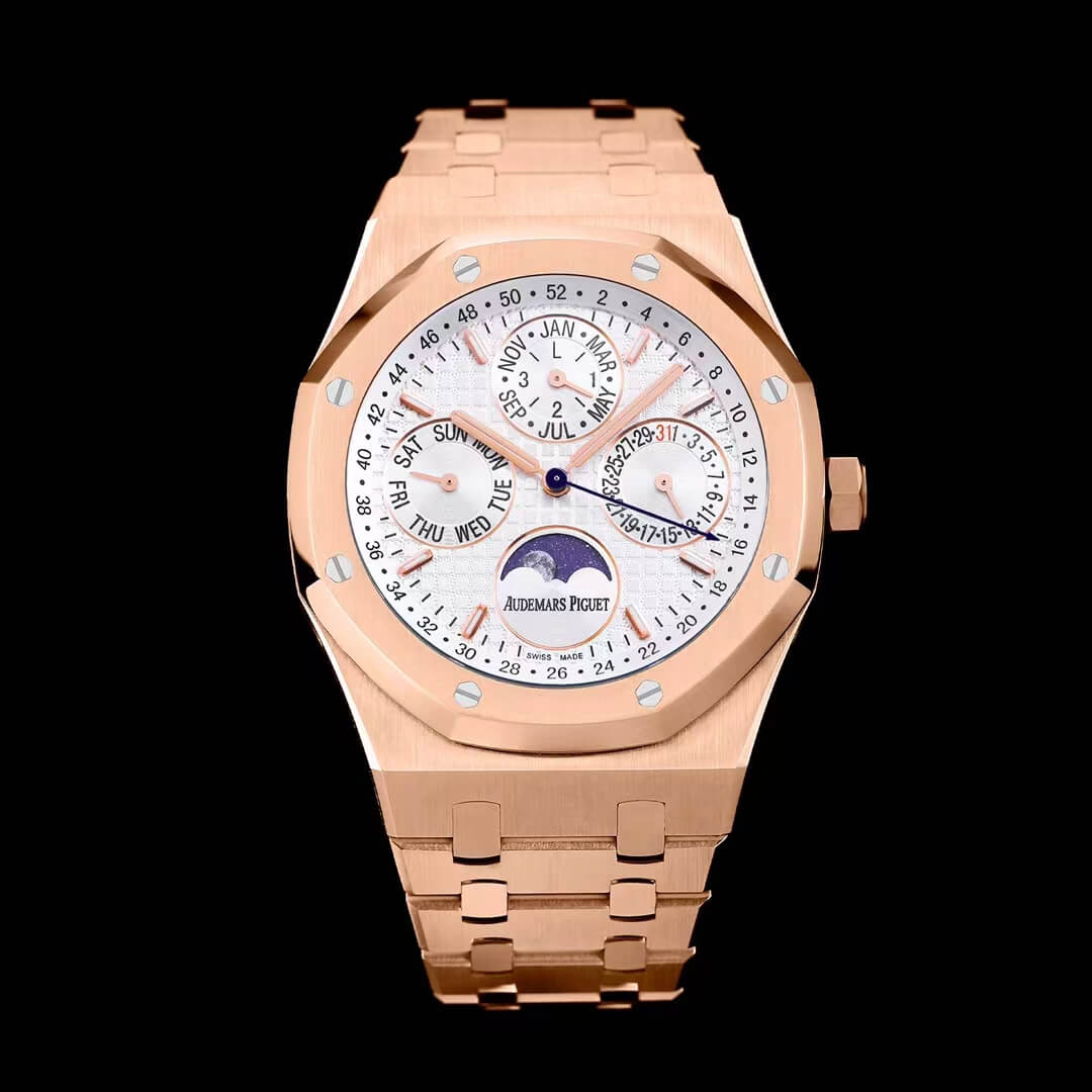 Best Replica Replica Audemars Piguet Royal Oak 26574OR.OO.1220OR.01 1:1 Best Edition APS Factory White Dial - Colareps