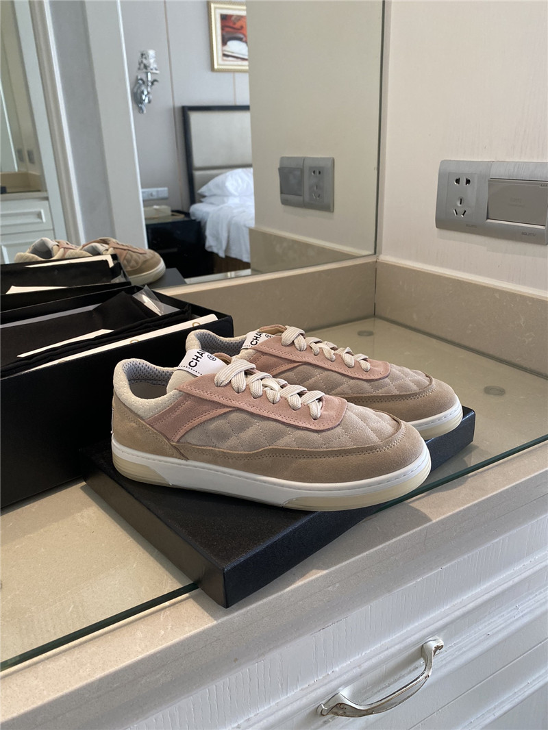 Best Replica chanel classic diamond suede sneakers - Colareps