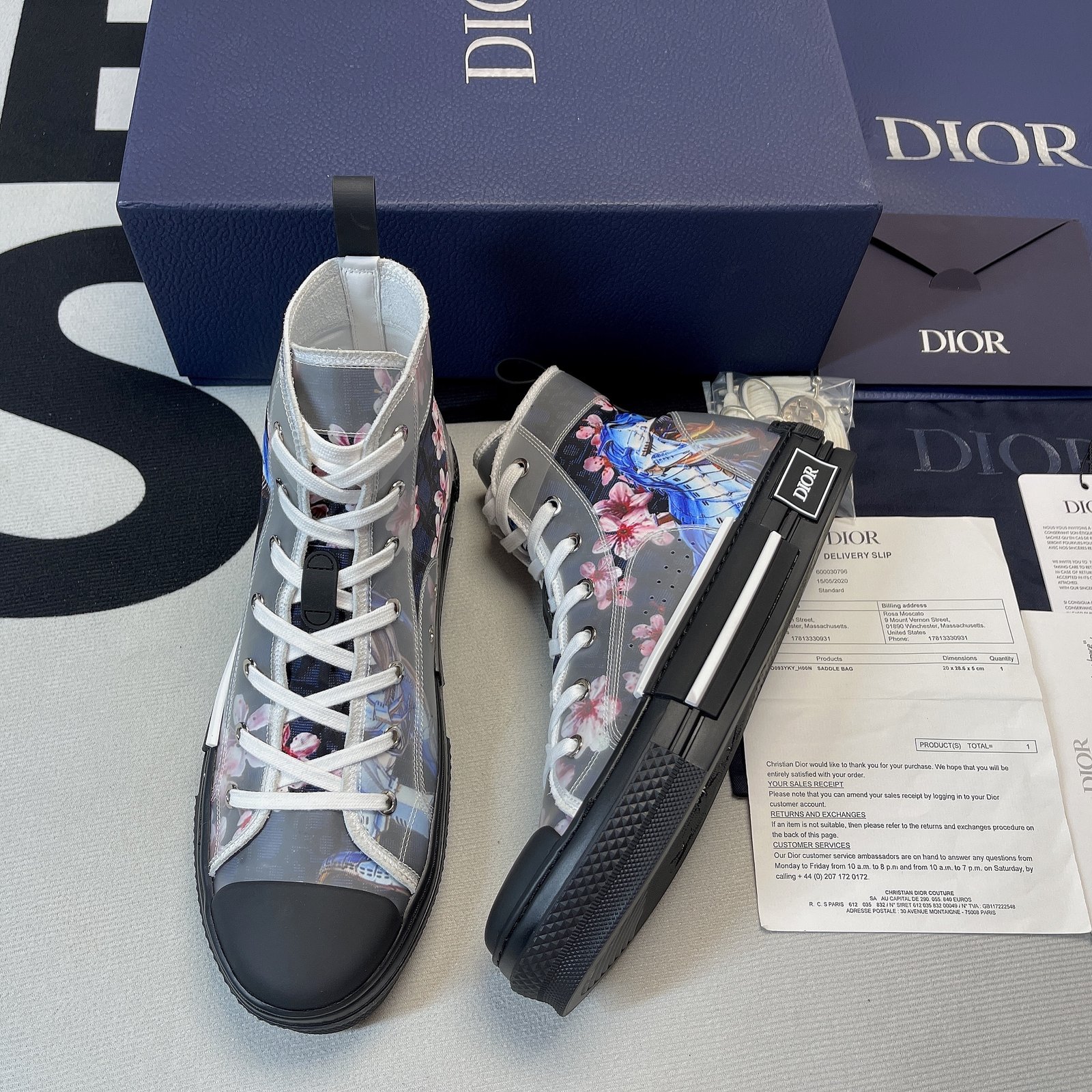 Best Replica Dior B23 High Top Sneaker 22 - Colareps