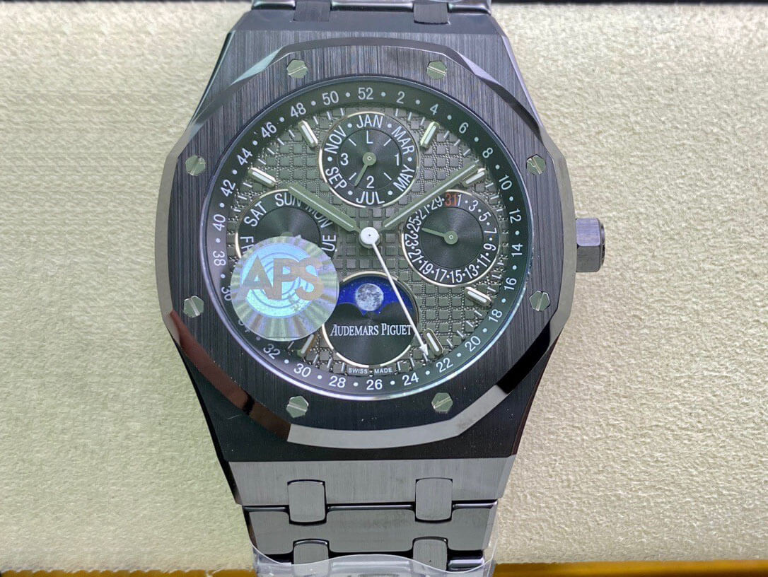 Best Replica Replica Audemars Piguet Royal Oak 26579CE.OO.1225CE.01 1:1 Best Edition APS Factory Black Dial - Colareps