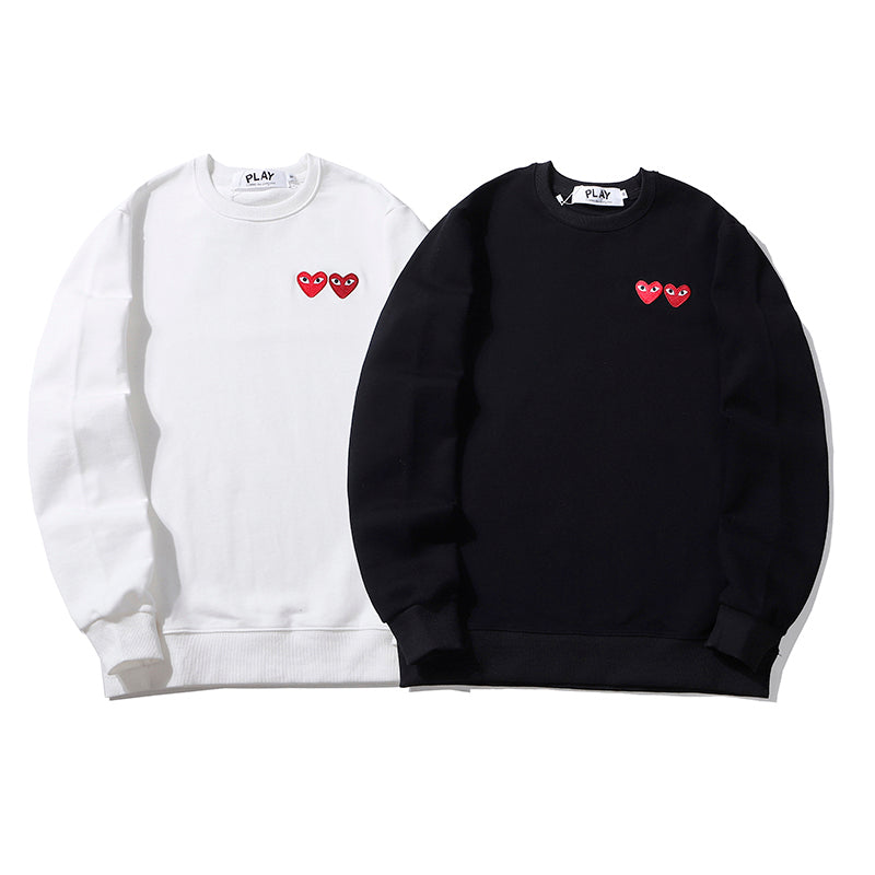 Best Replica Comme Des Garcons Play Double Heart Hoodie 3097 - Colareps