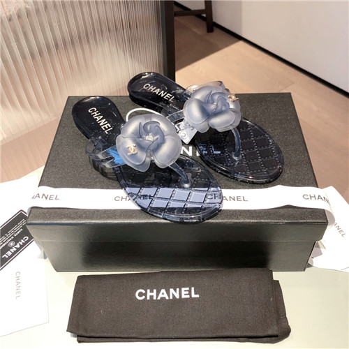 Best Replica Chanel Flat Dupes transparent sandals - Colareps