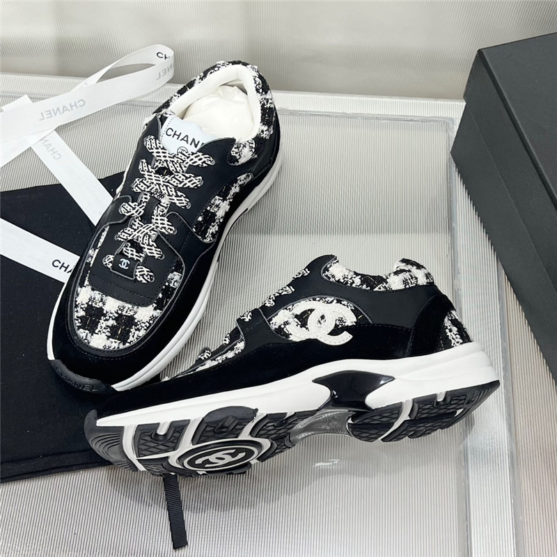 Best Replica chanel patchwork casual sneakers - Colareps
